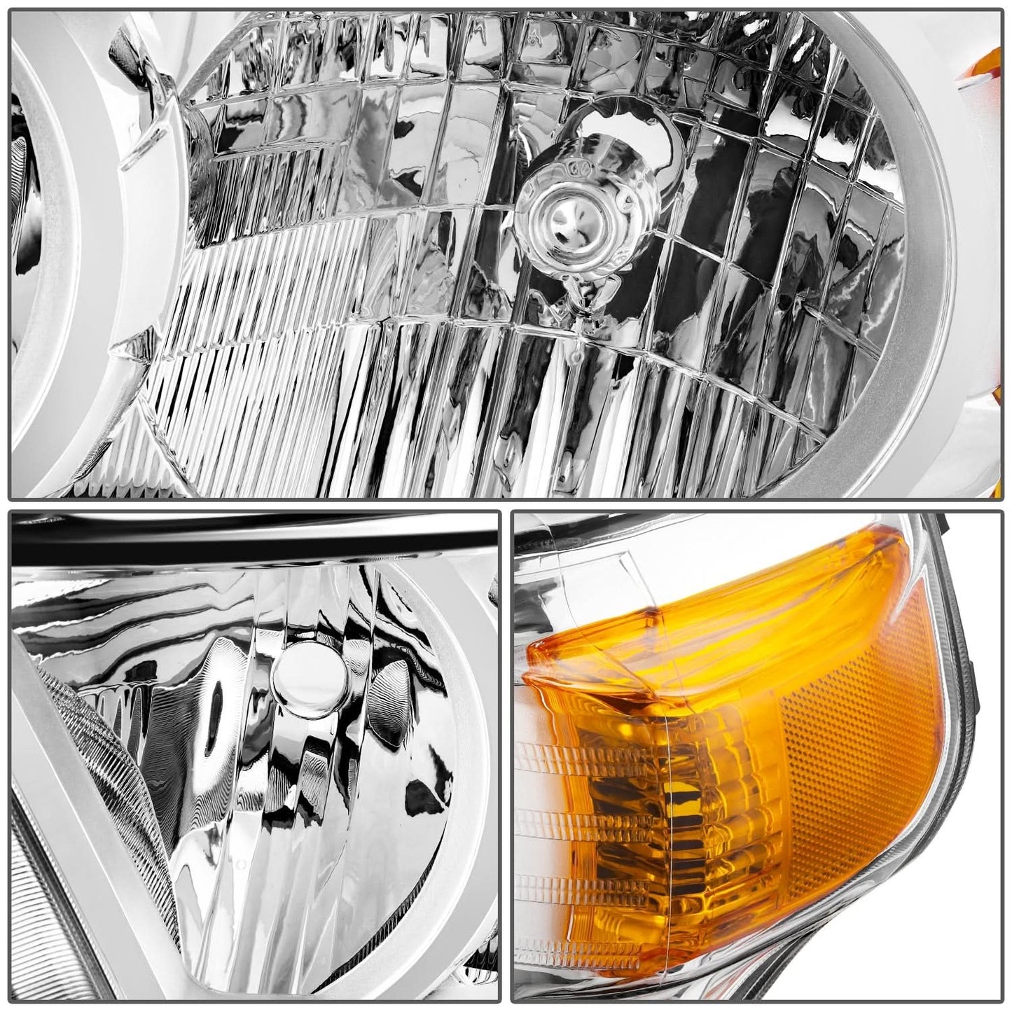 10-13 Toyota 4Runner OE Style Left Side Chrome Headlight