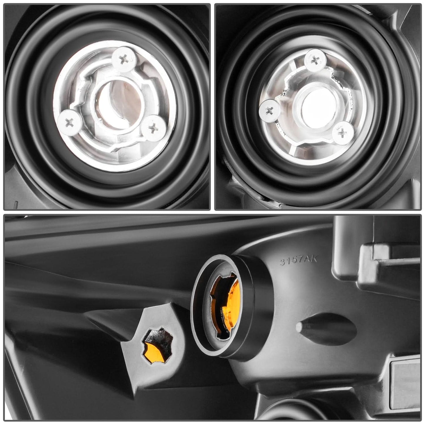 08-15 Nissan Titan OE Style Amber Headlight - Left Side