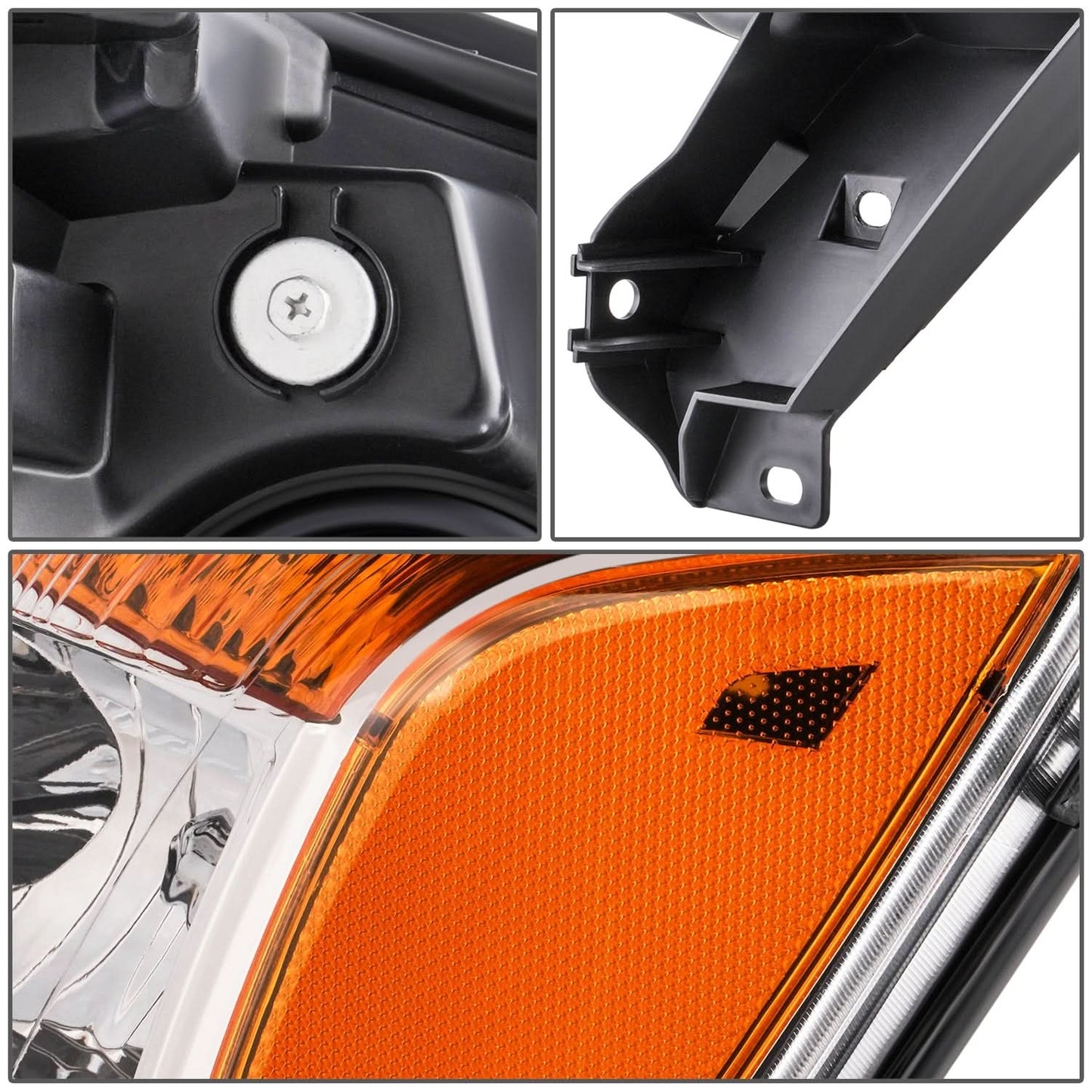 08-15 Nissan Titan OE Style Amber Headlight - Left Side
