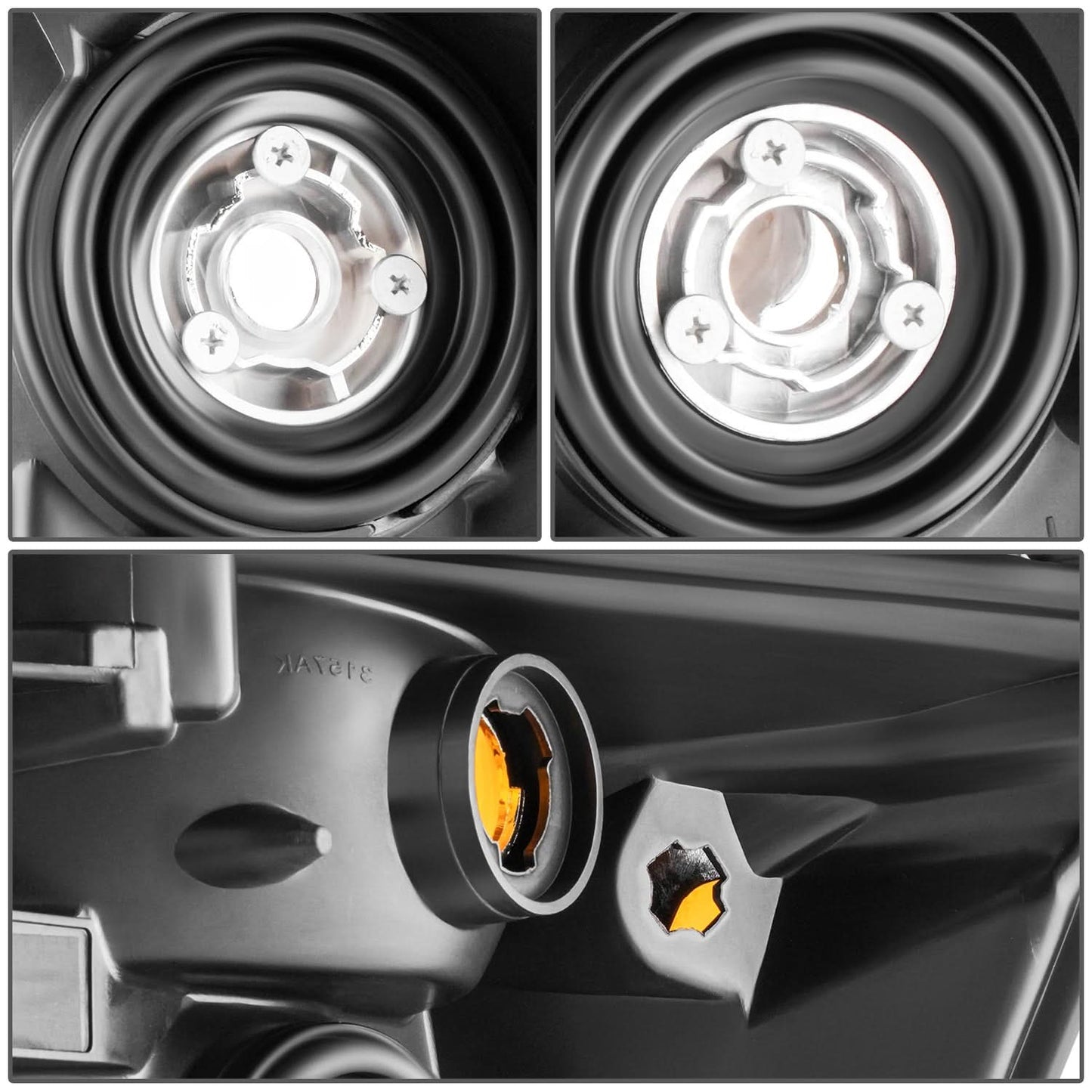 2008-2015 Nissan Titan OE Style Right Side Headlight - Amber