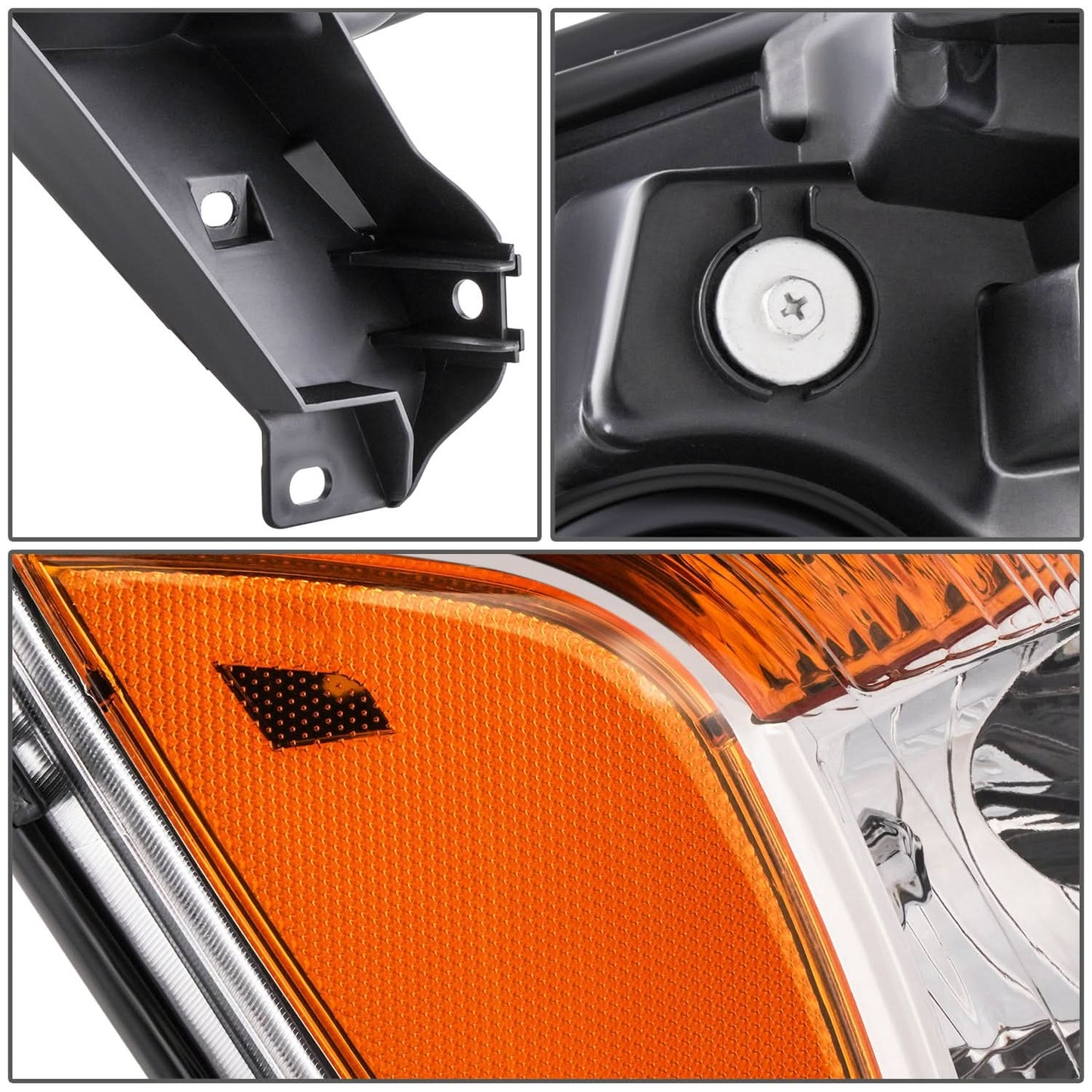 2008-2015 Nissan Titan OE Style Right Side Headlight - Amber