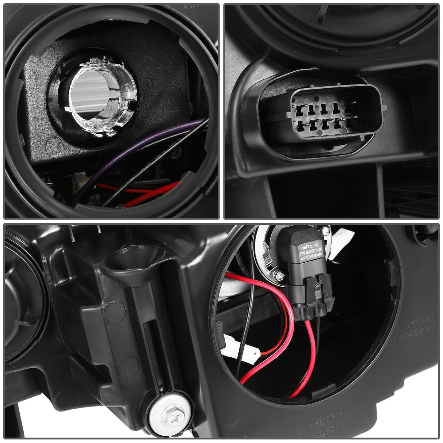 2011-2014 Chrysler 300C OE Style Right Side Headlight - Black