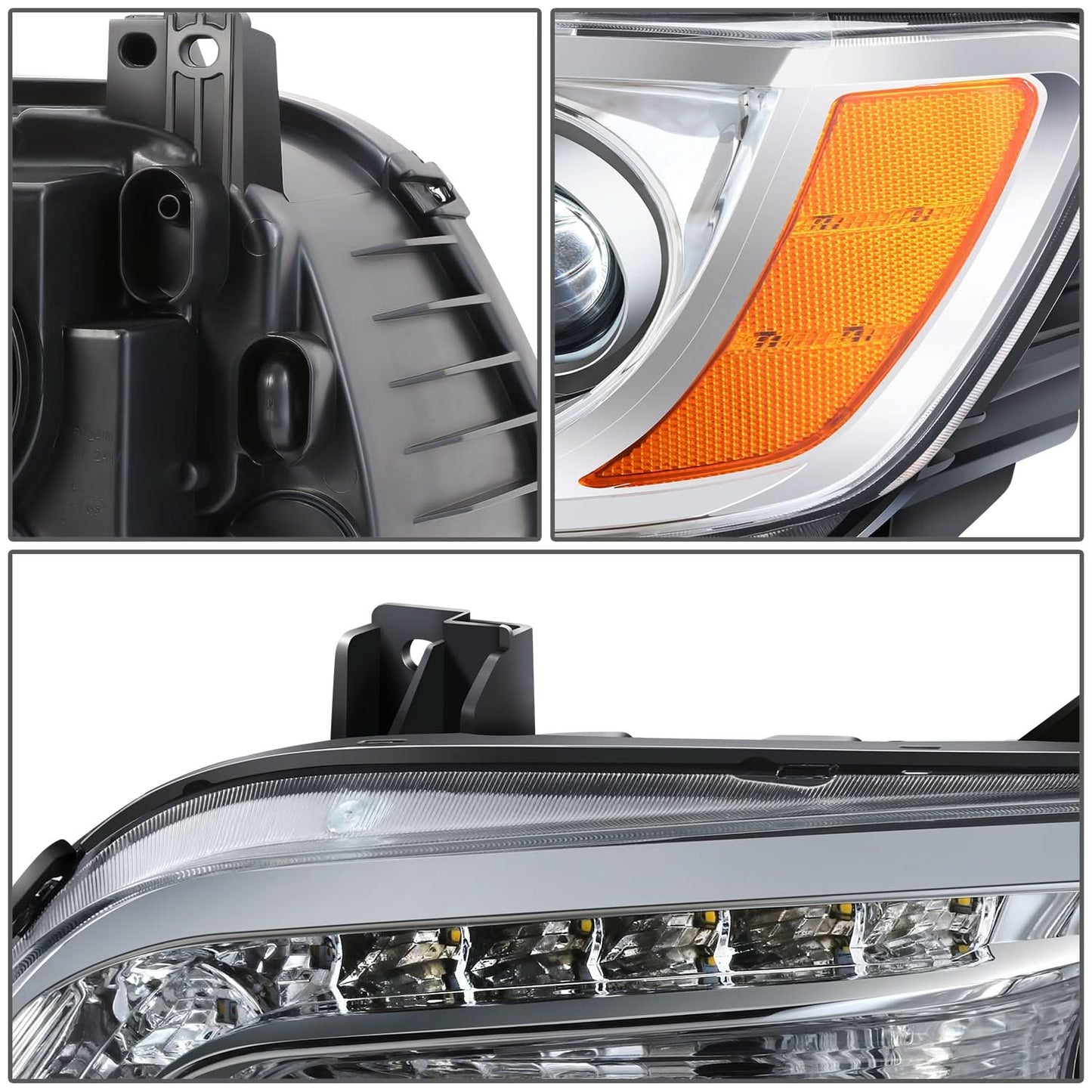 11-14 Chrysler 300C OE Style Left Side Chrome Headlight