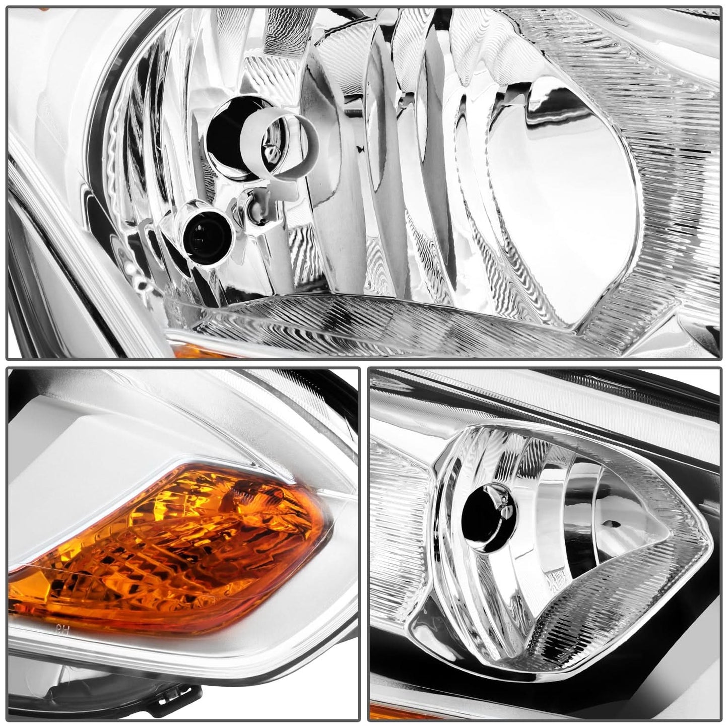 2014-2018 Ford Transit Connect OE Style Headlights - Chrome Housing Right