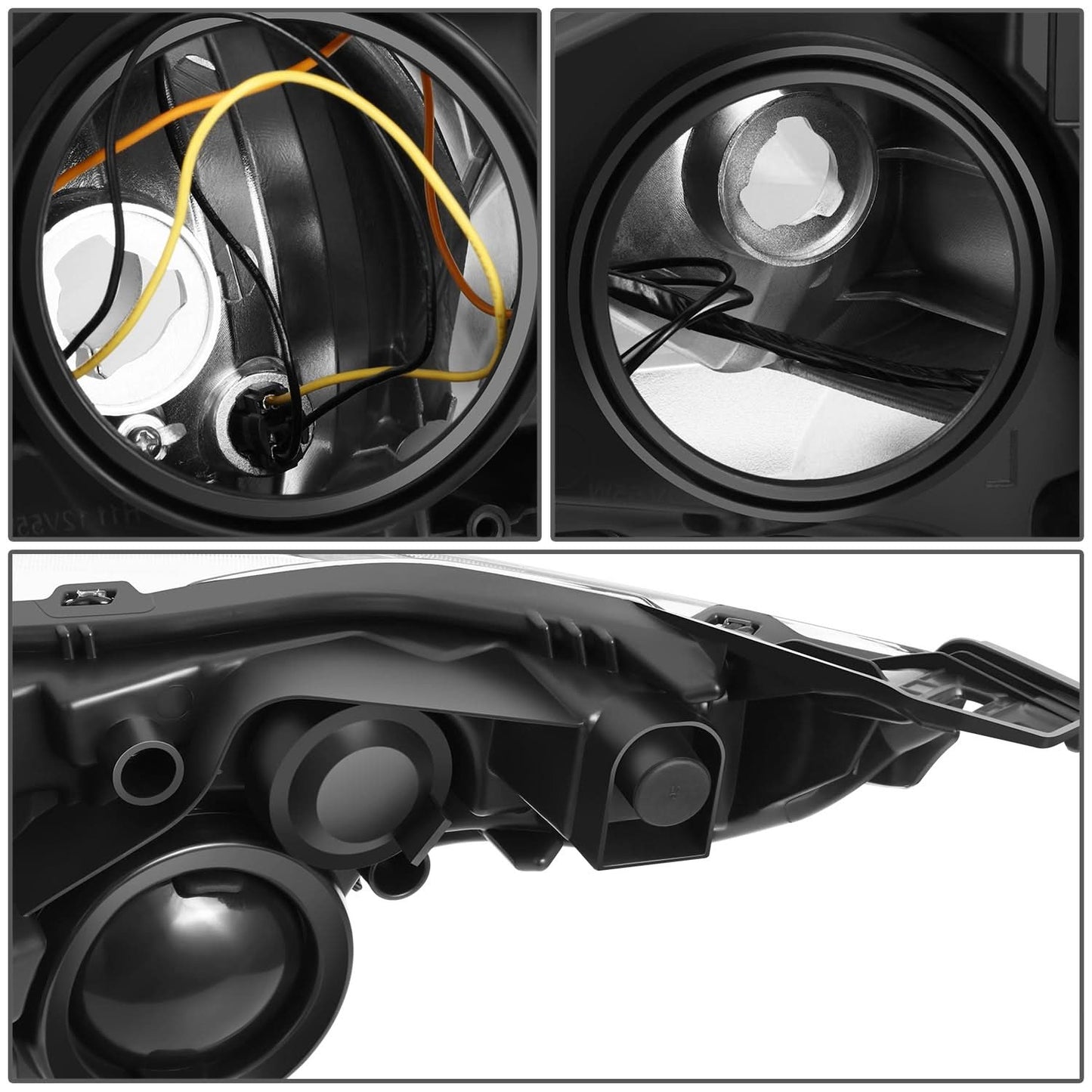 2014-2018 Ford Transit Connect OE Style Headlights - Chrome Housing Right