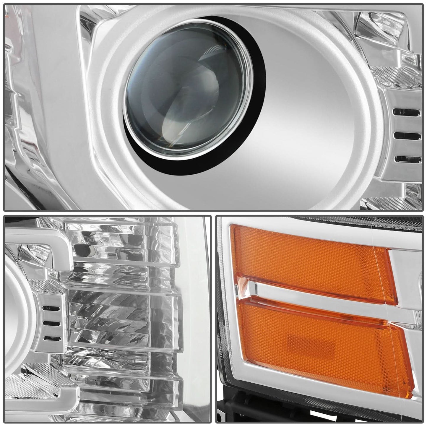 2009-2012 Ford Flex OE Style HID Headlights - Chrome Housing Right
