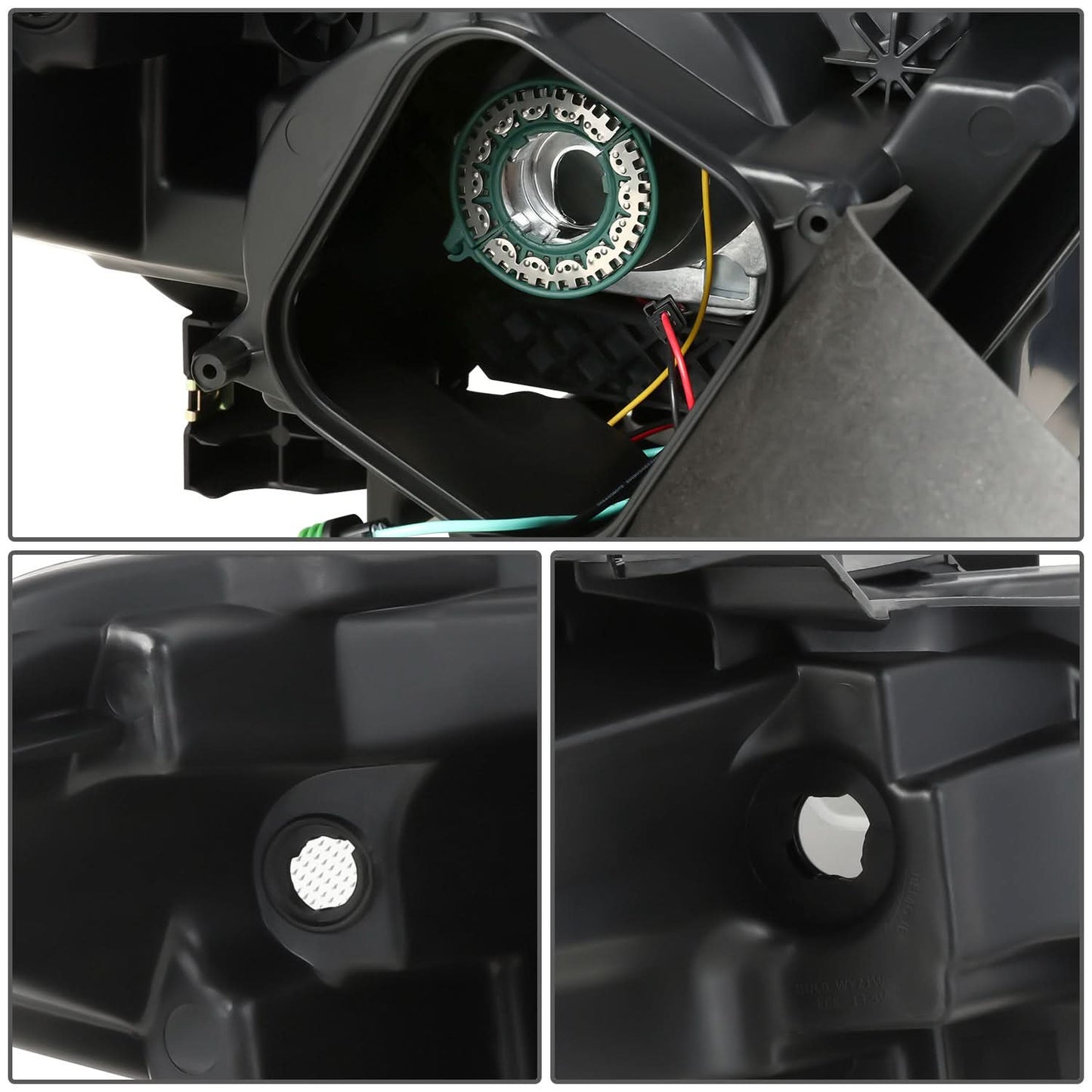 2018 Chevrolet Traverse OE Style Black Housing Clear Headlights