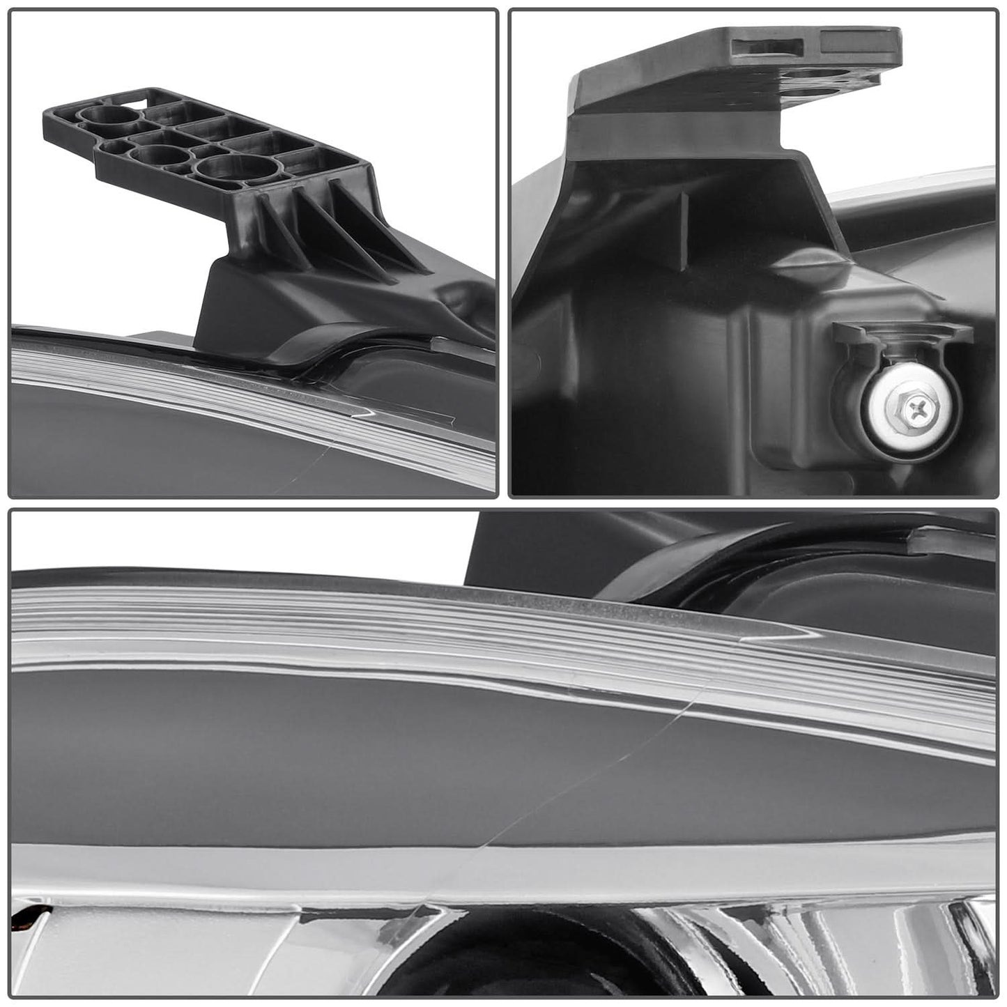 13-16 Dodge Dart OE Style Chrome Housing Headlights - Right Side