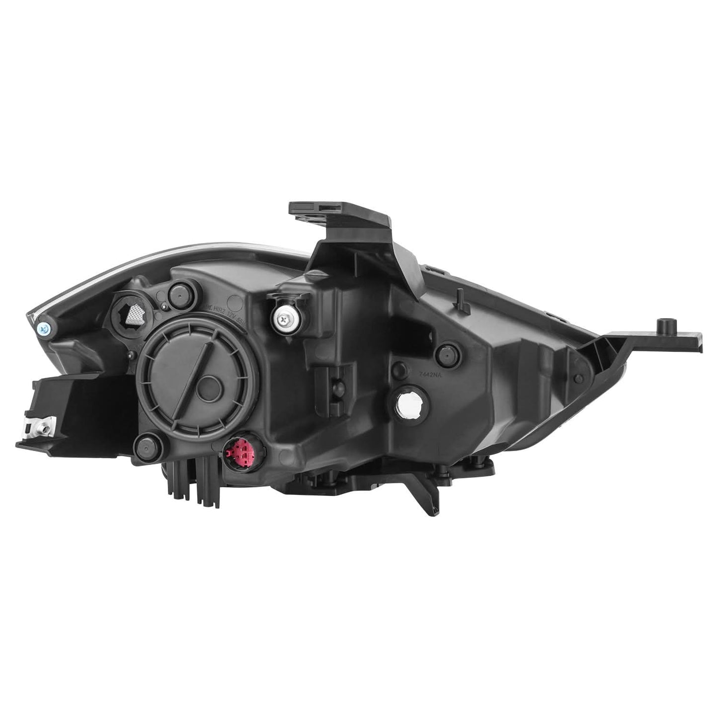 2013-2016 Dodge Dart OE Style Headlights - Black Housing Clear Reflector
