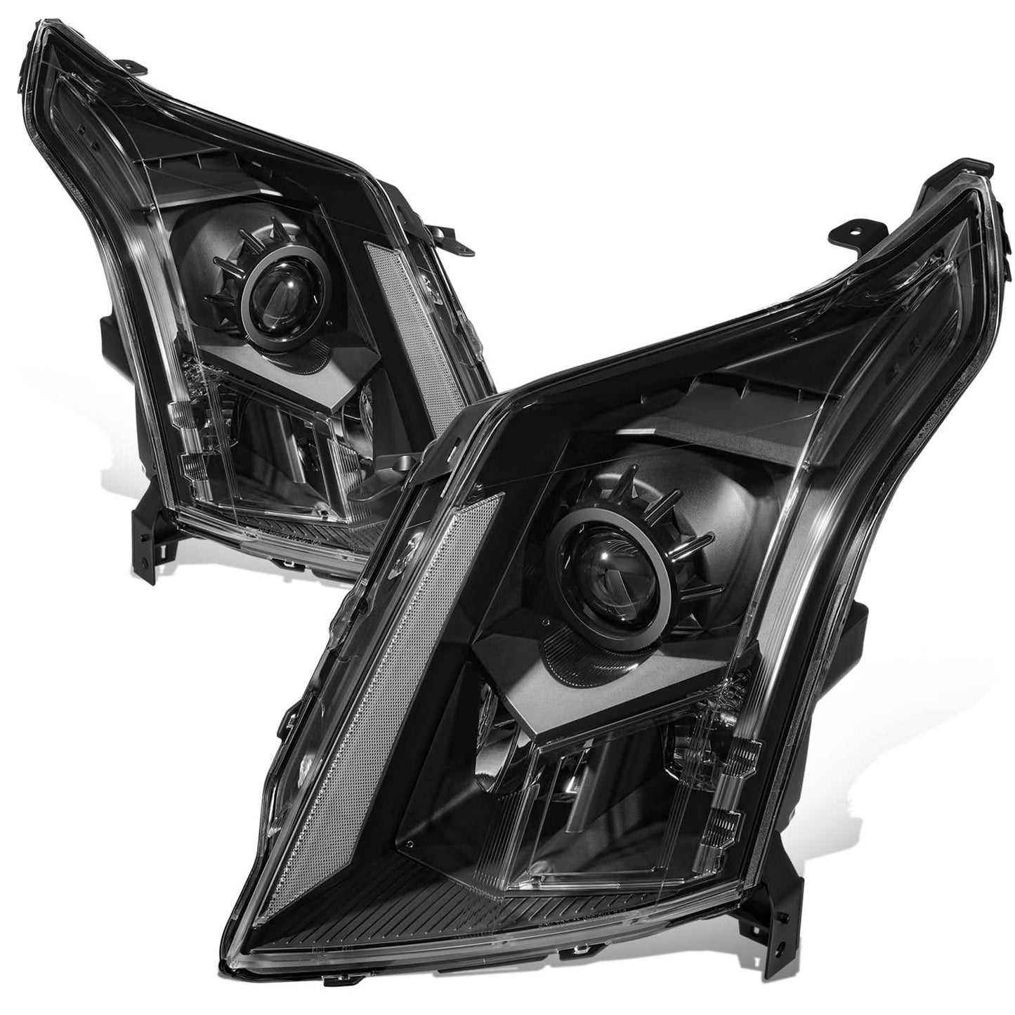 2010-2016 Cadillac SRX OE Style Headlights - Black Housing