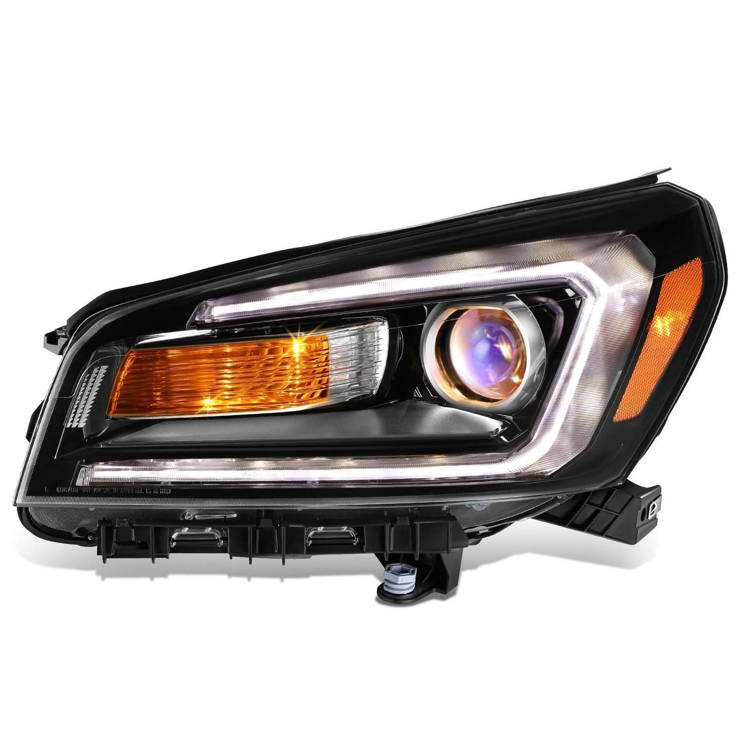 2013-2016 GMC Acadia Projector Headlights - Left Side Black Housing