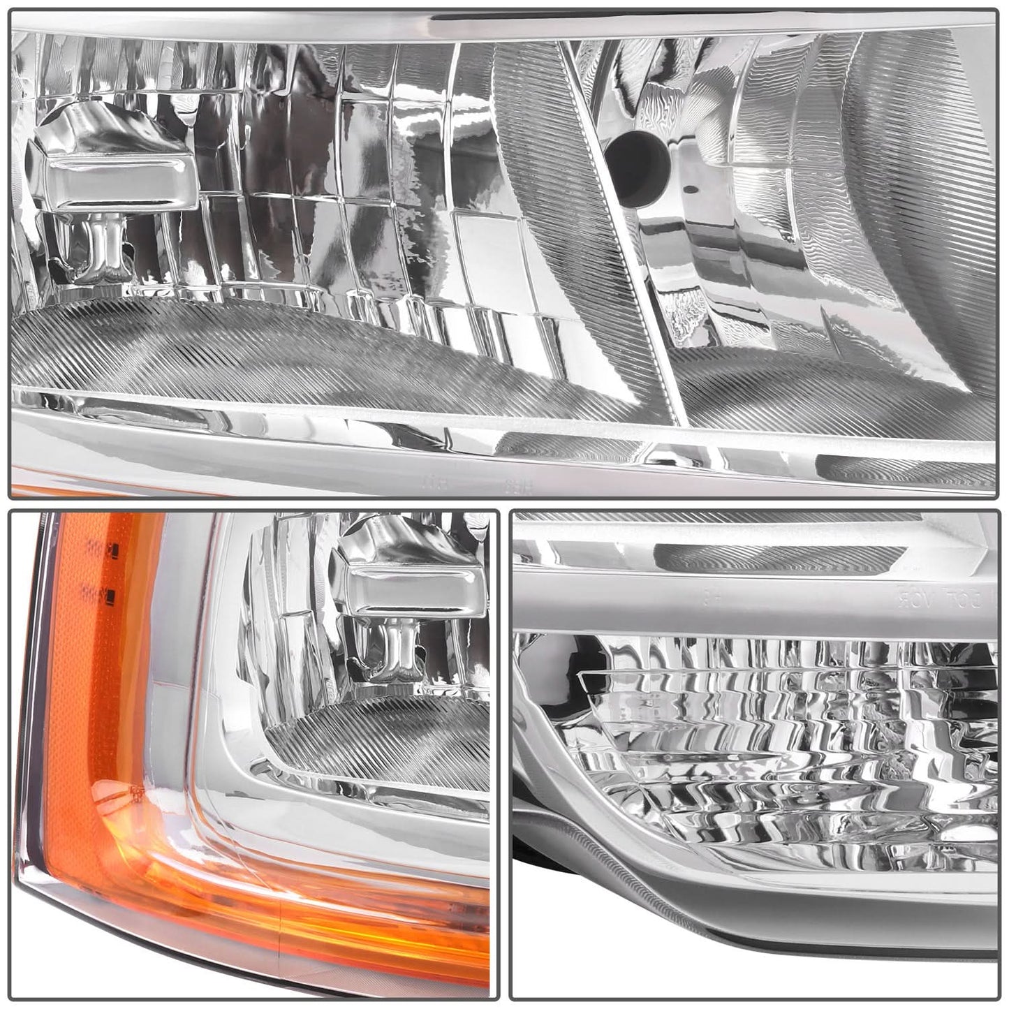2015-2017 Ford Expedition OE Style Right Headlight - Chrome Housing