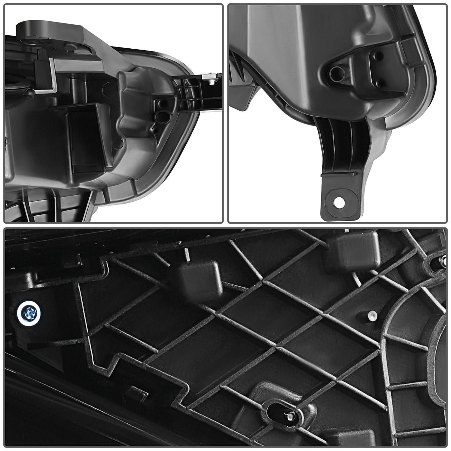 2018-2021 GMC Terrain OE Style Headlights - Black Housing Clear Reflector