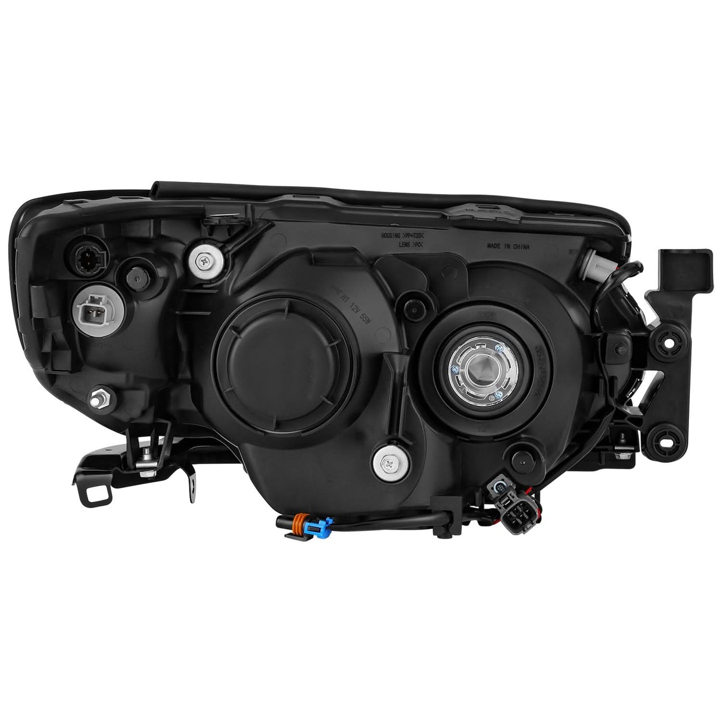 06-08 Subaru Forester OE Style Black Housing Clear Reflector Headlights