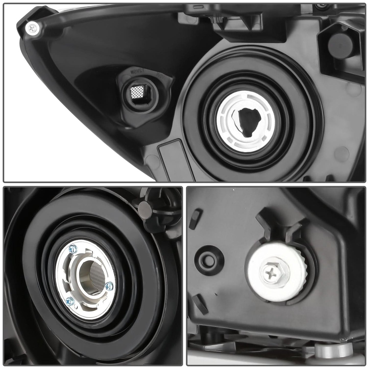 2013-2016 Nissan Pathfinder OE Style Headlights - Black Housing