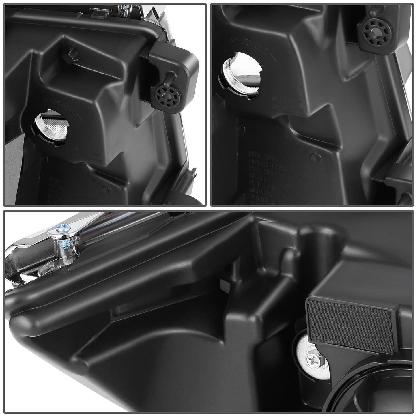 2011-2014 Ford Edge OE Style HID Headlight - Chrome Housing Left