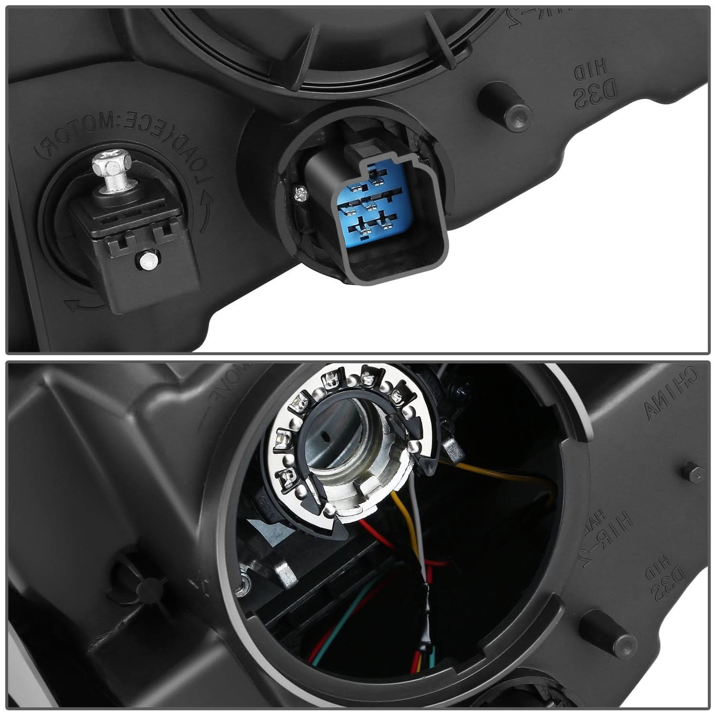 2011-2014 Ford Edge OE Style HID Headlight Right Chrome Housing