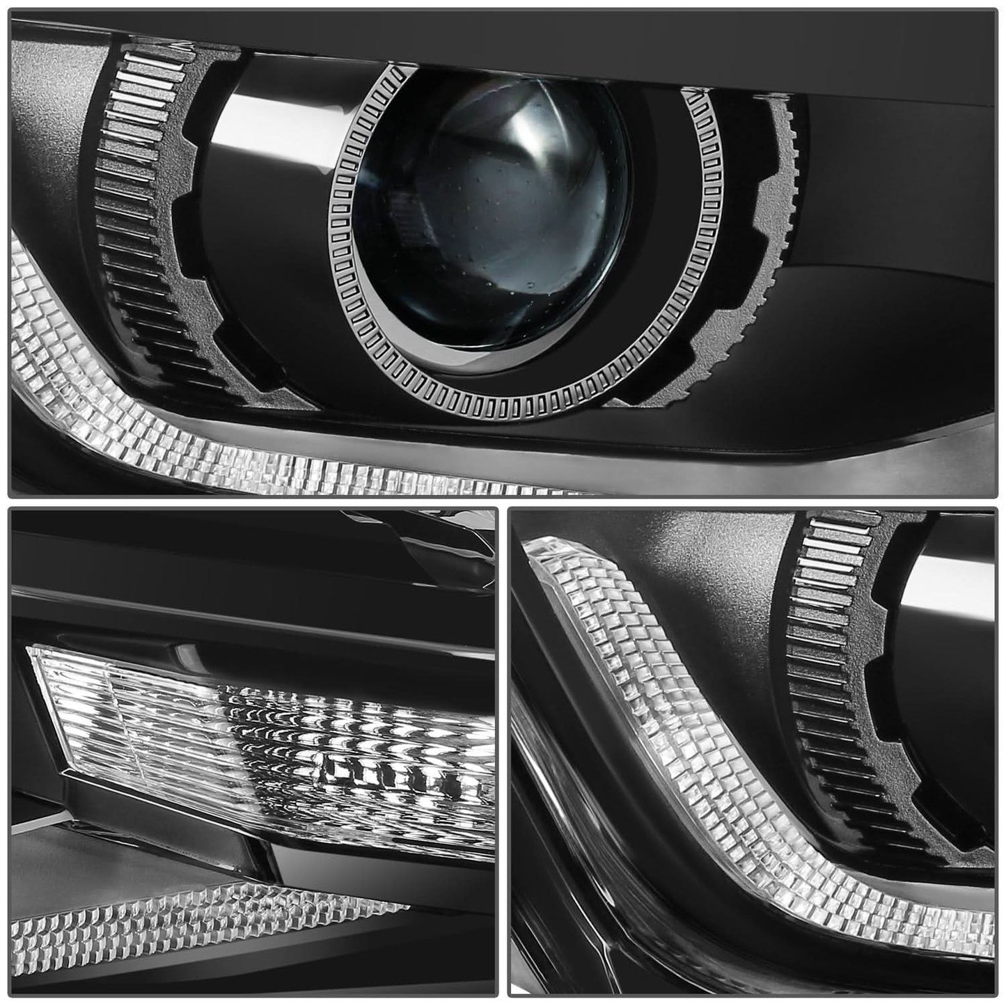 2016-2022 Chevrolet Camaro Projector Headlights - Right Side Black