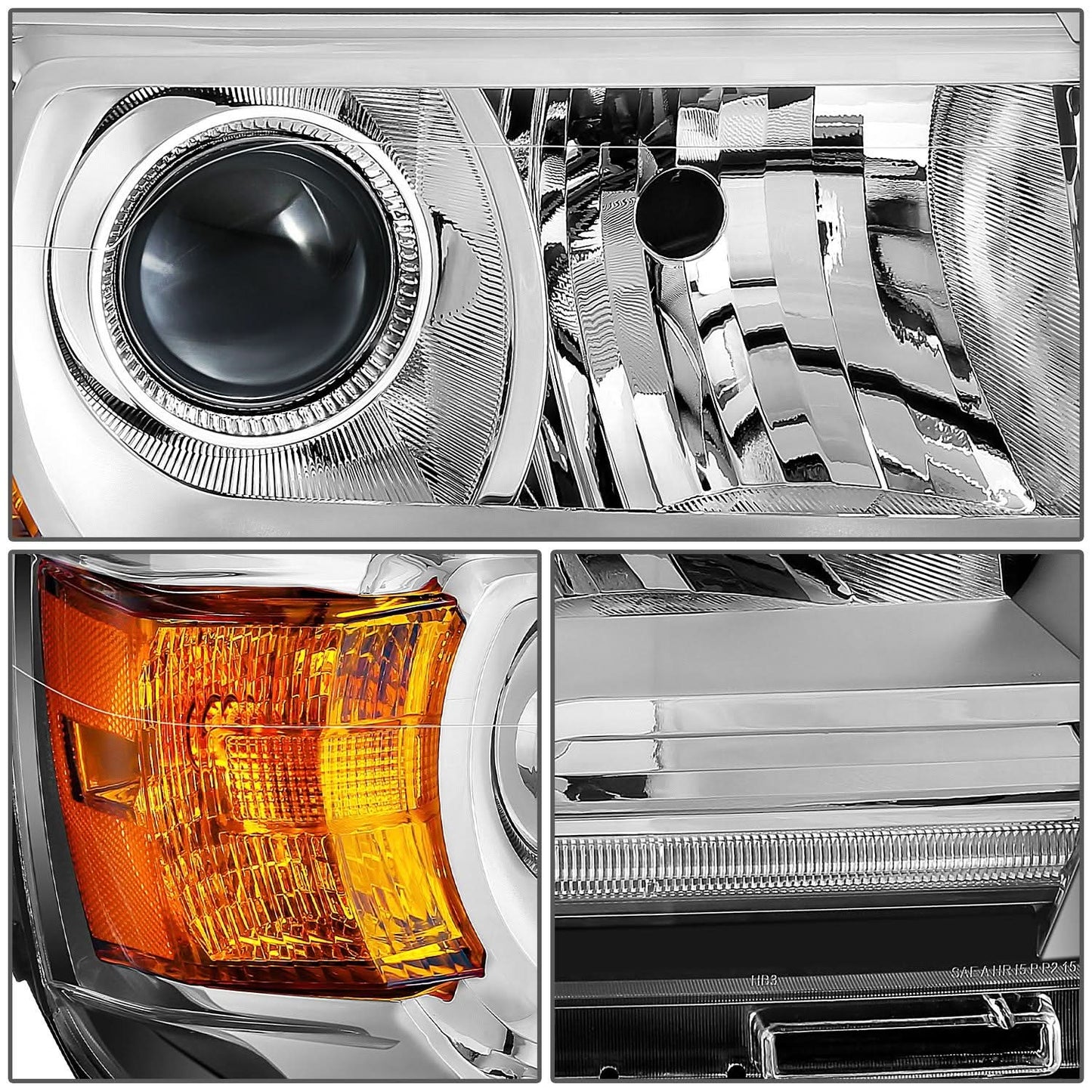 2015-2022 GMC Canyon Projector Headlights - Chrome Housing Right Side