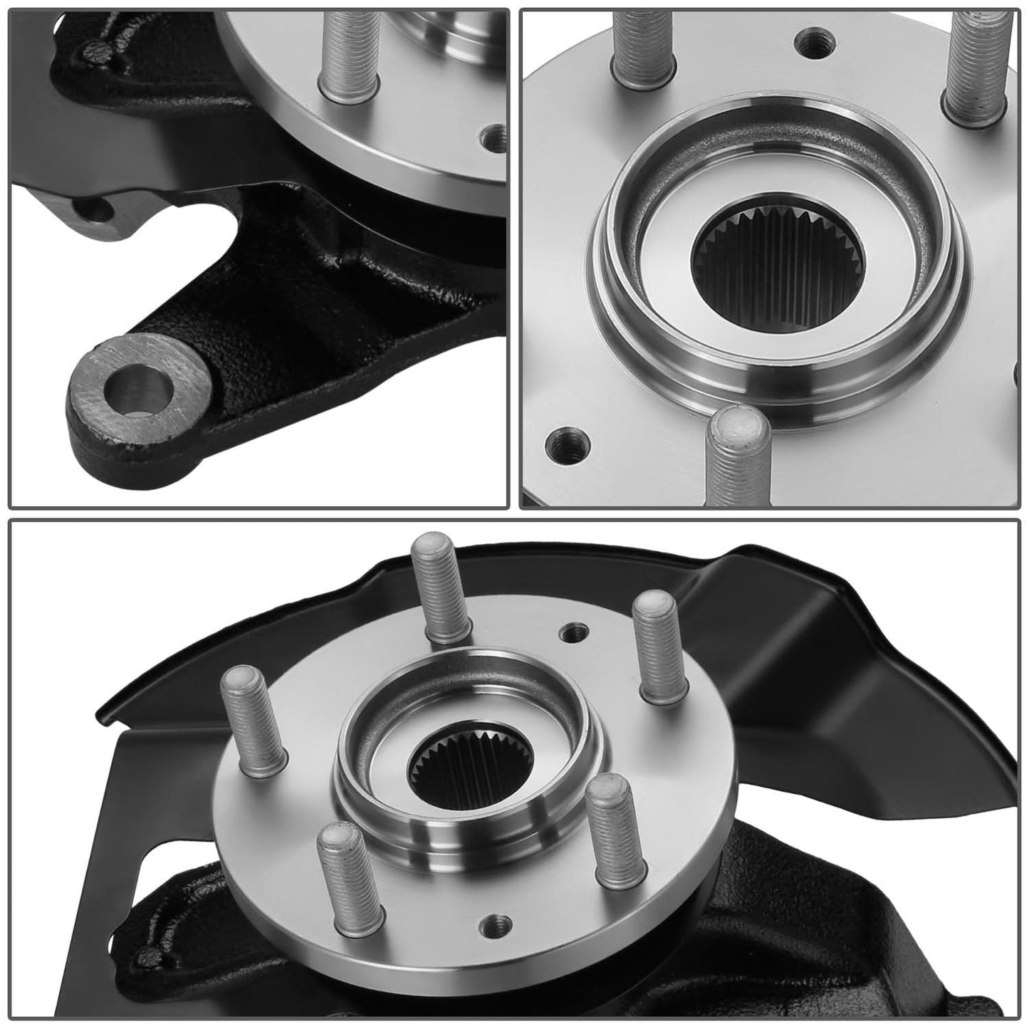 2007-2015 Mazda CX-7 CX-9 Front Right Loaded Knuckle Assembly