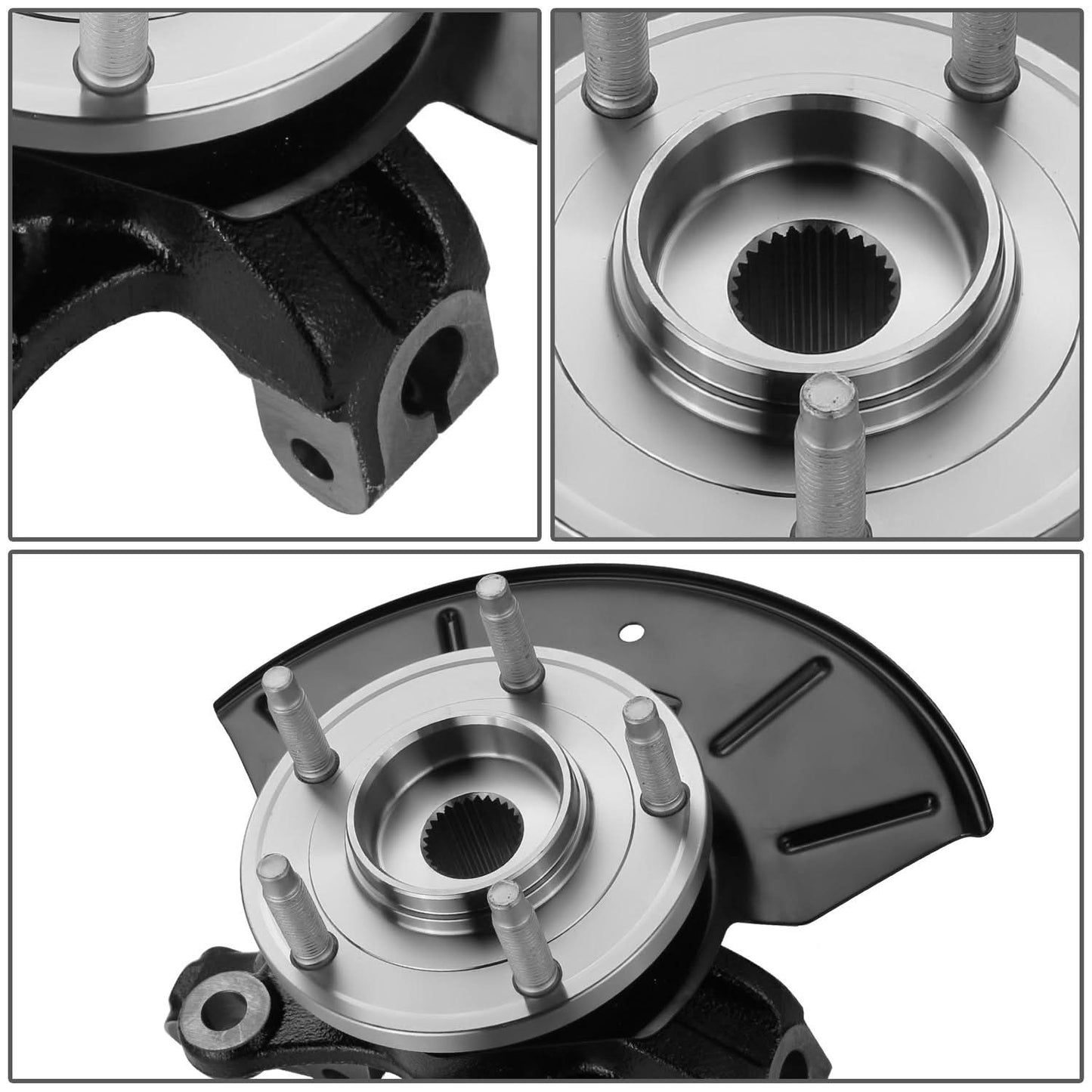 2001-2012 Ford Escape Front Left Loaded Knuckle Assembly