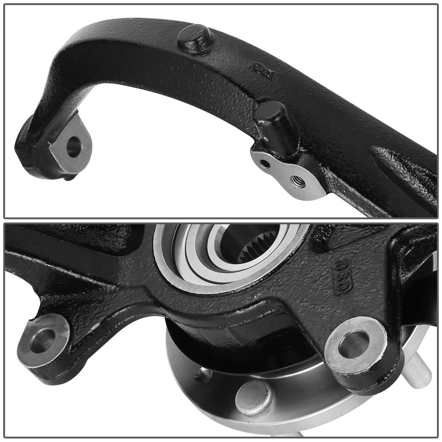 2006-2012 Ford Fusion Front Right Loaded Knuckle Assembly