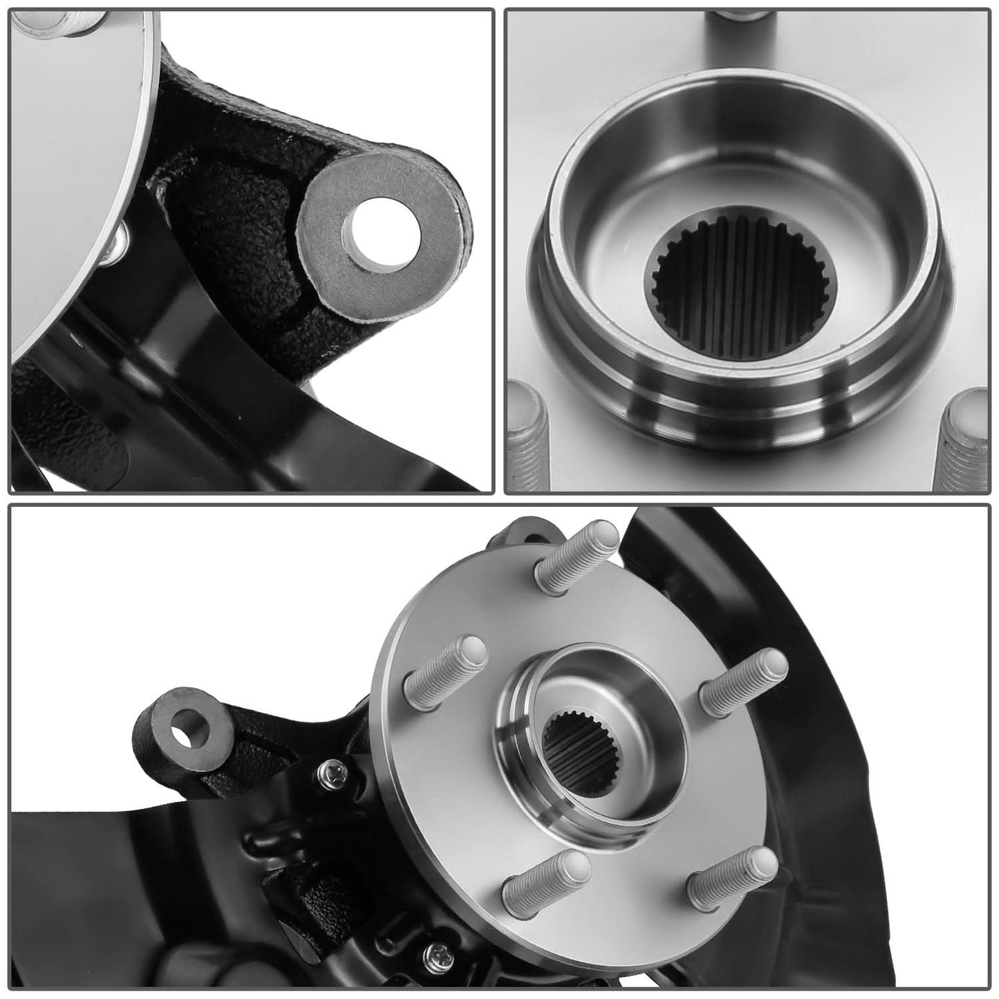 2012-2017 Toyota Camry OEM Loaded Knuckle Assembly Front Left Black
