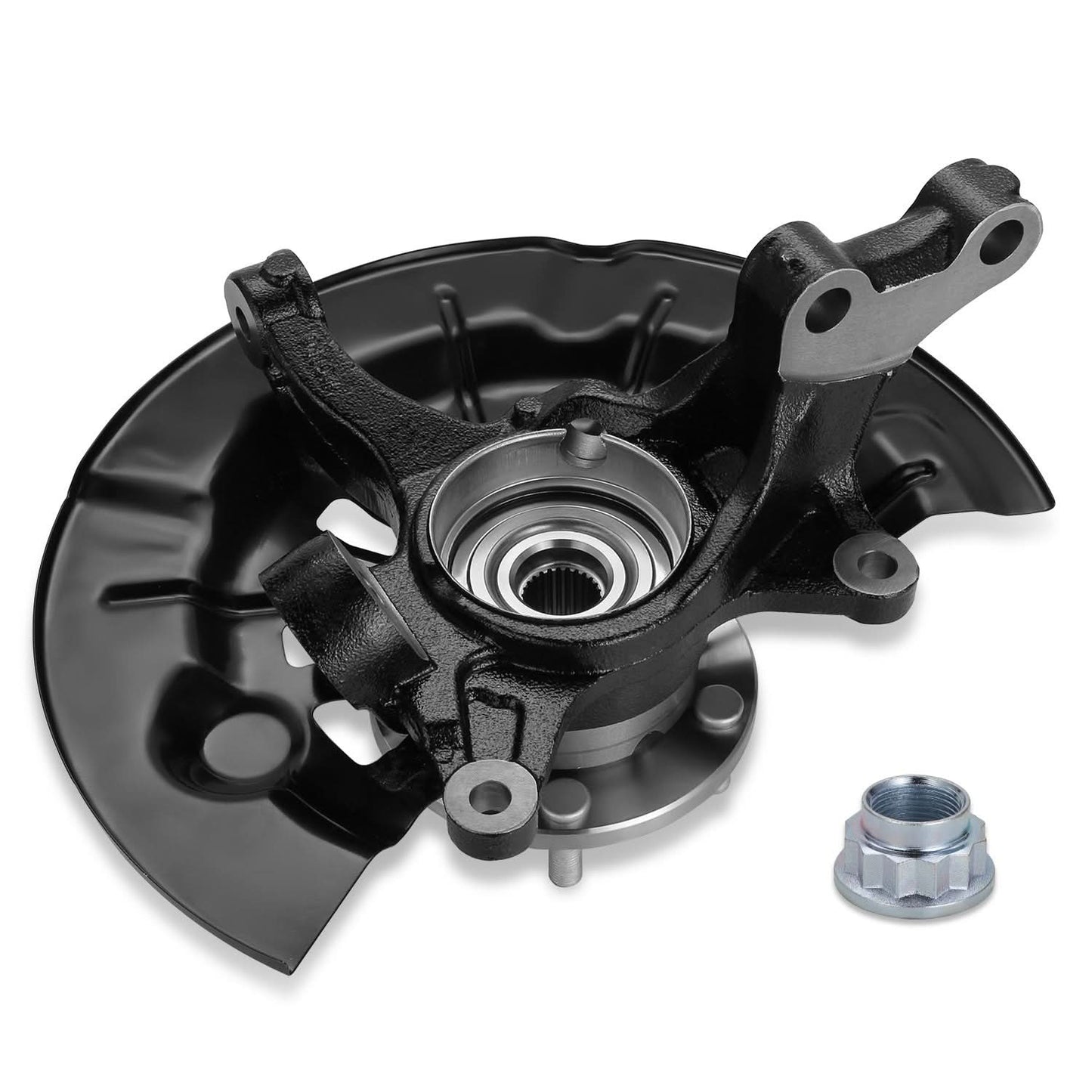2012-2017 Toyota Camry OEM Loaded Knuckle Assembly Front Left Black