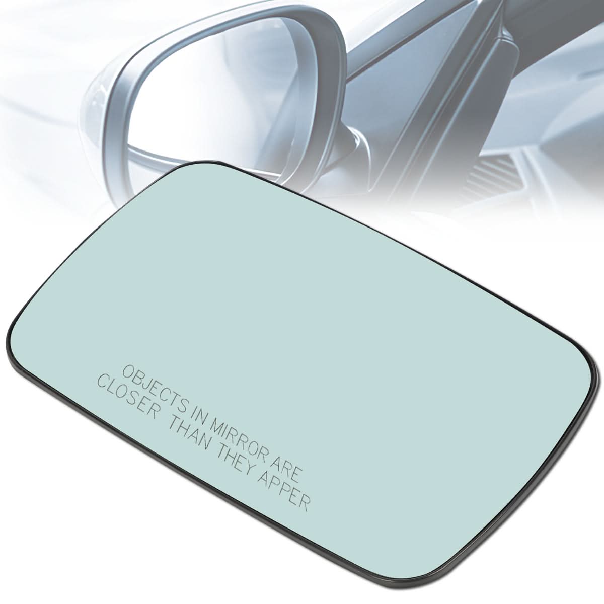97-06 BMW Mirror Glass Lens OE Style Heated Left Side