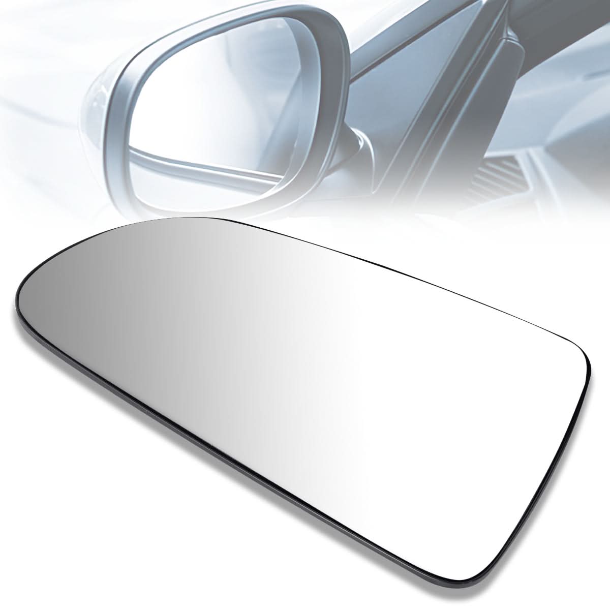 05-11 Dodge Dakota Mirror Glass Lens OE Style Left Side Heated