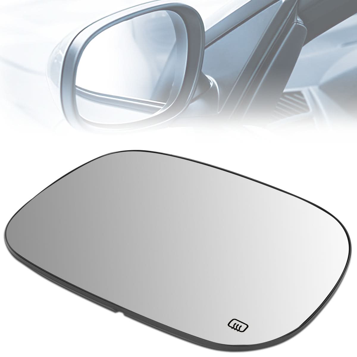 02-06 Dodge Ram OE Style Mirror Glass Lens Left Side Heated