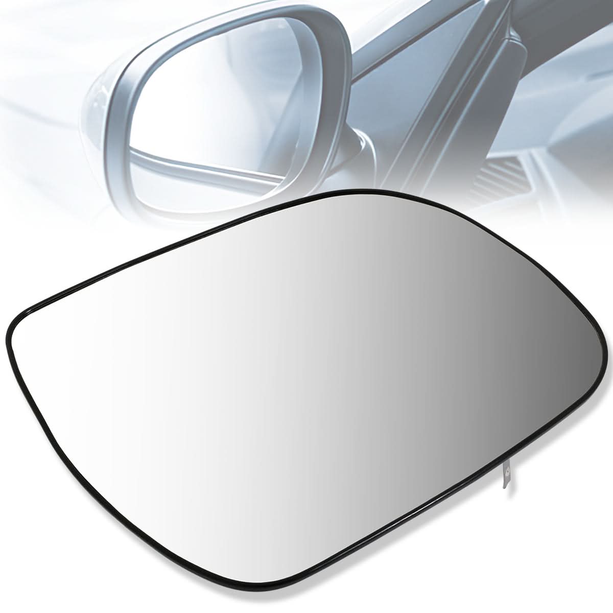 08-13 Toyota Highlander Mirror Glass Lens - OE Style Right Side