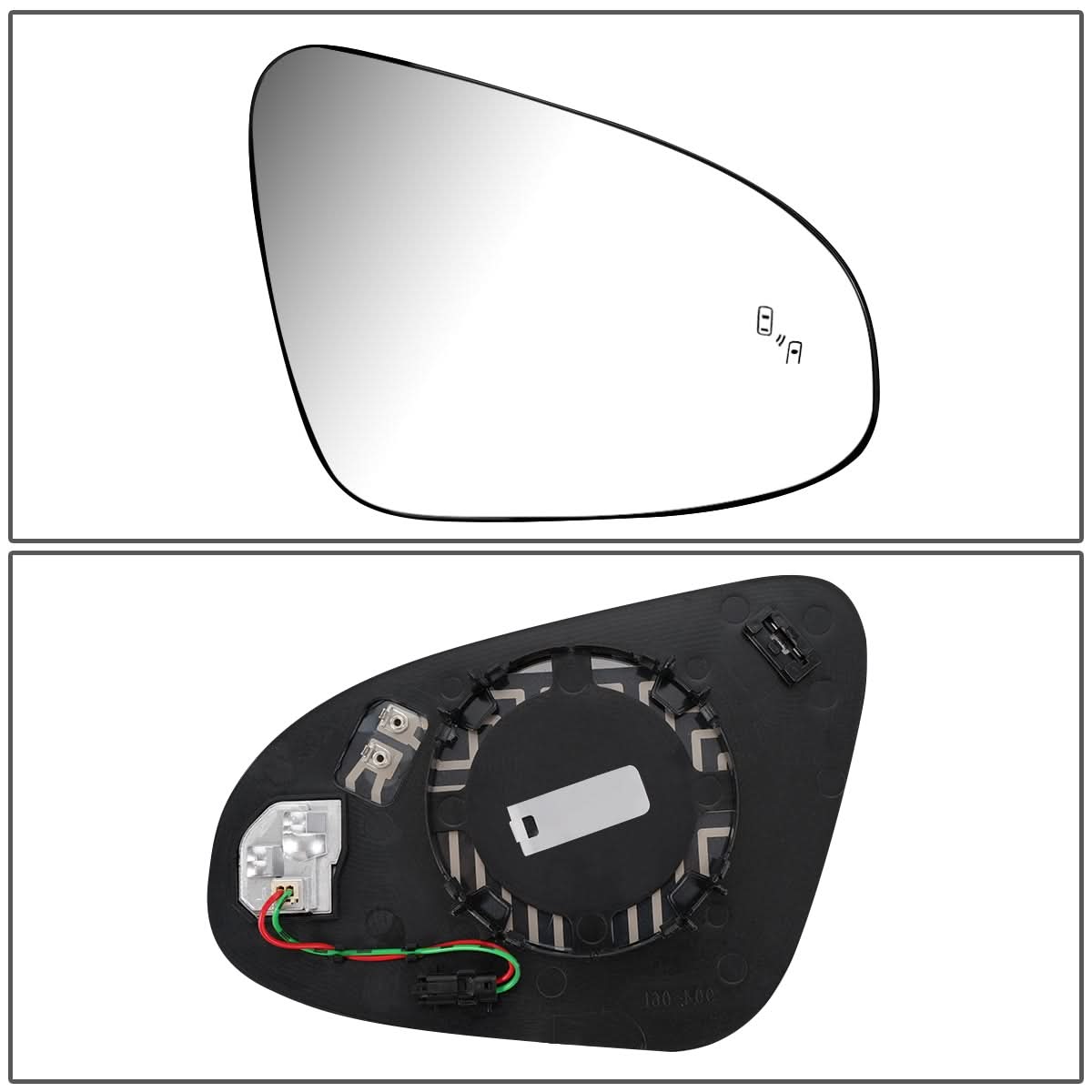 17-19 Toyota C-HR OE Style Heated Mirror Glass Lens - Right