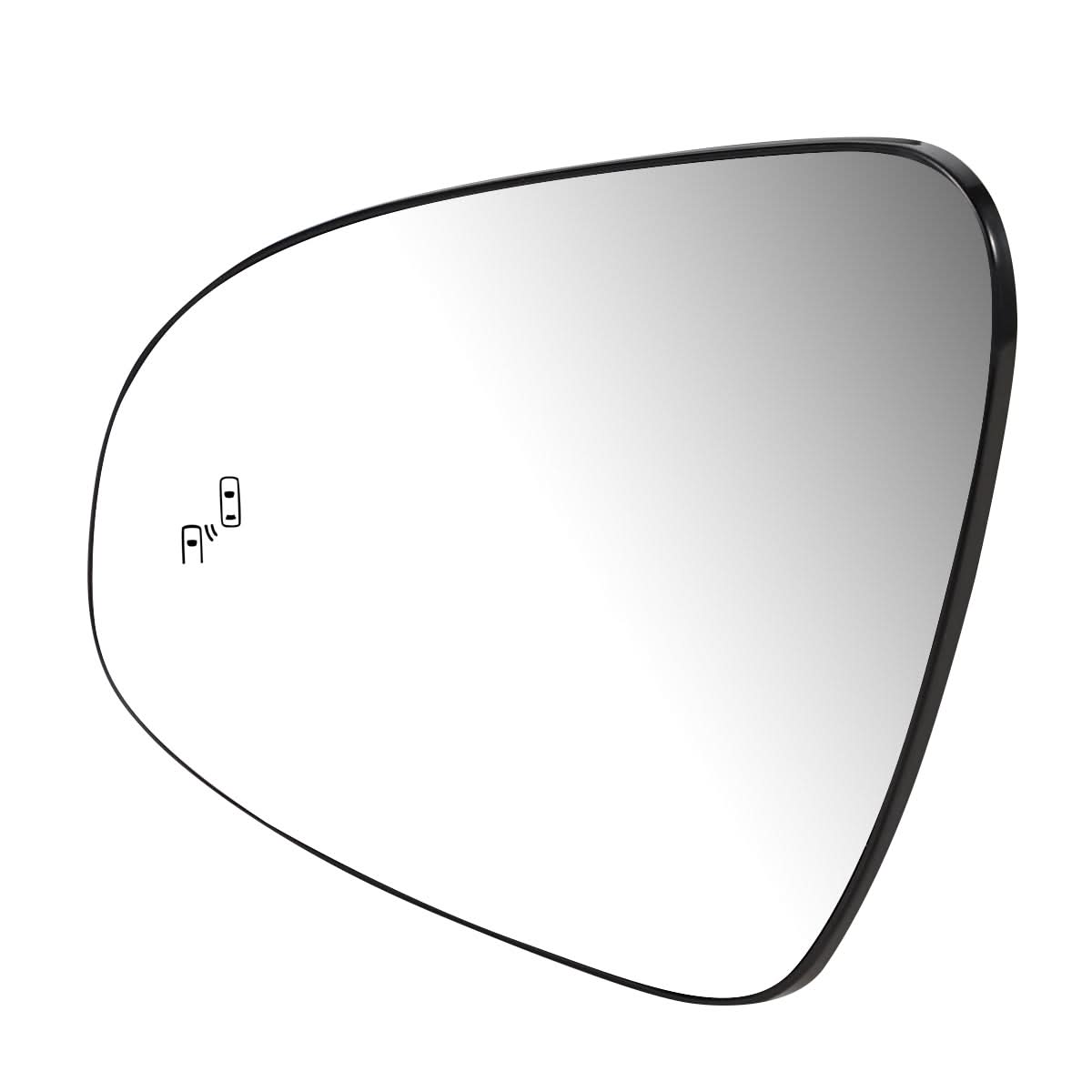 2017-2019 Toyota C-HR OE Style Mirror Glass Lens - Left Heated BLIS