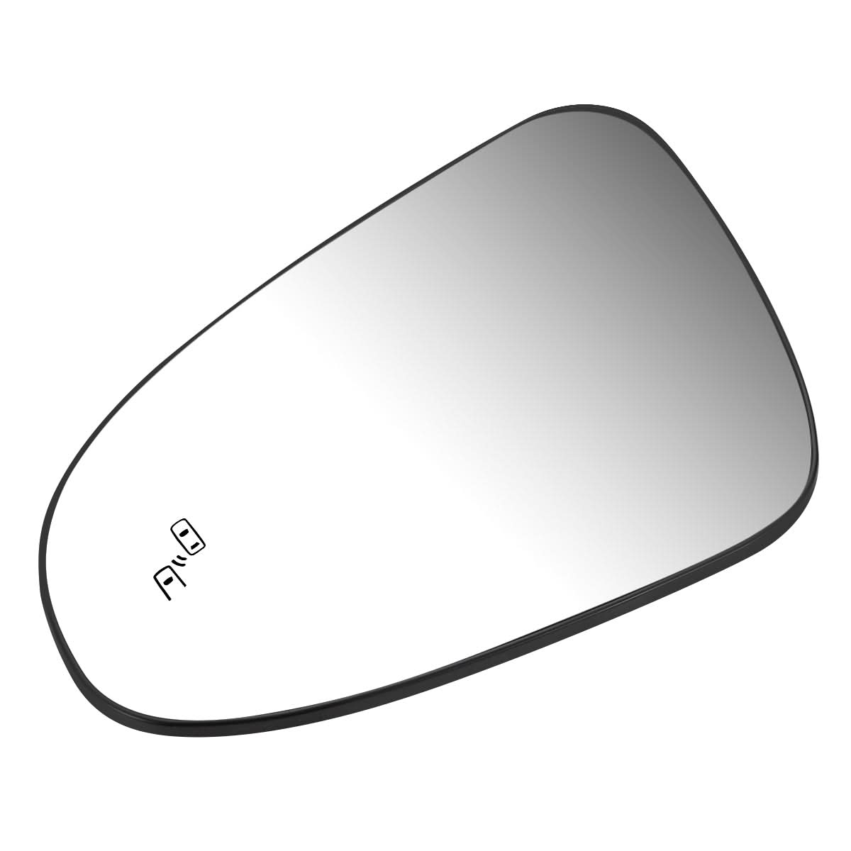 2017-2019 Toyota C-HR OE Style Mirror Glass Lens - Left Heated BLIS