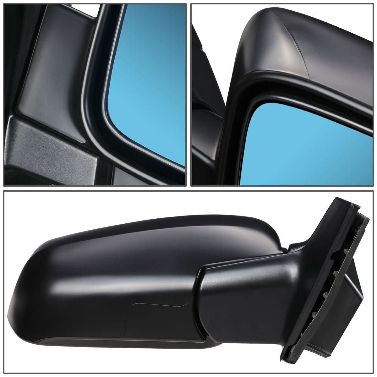02-06 Acura MDX Powered Heated Side Mirror Right Textured Black
