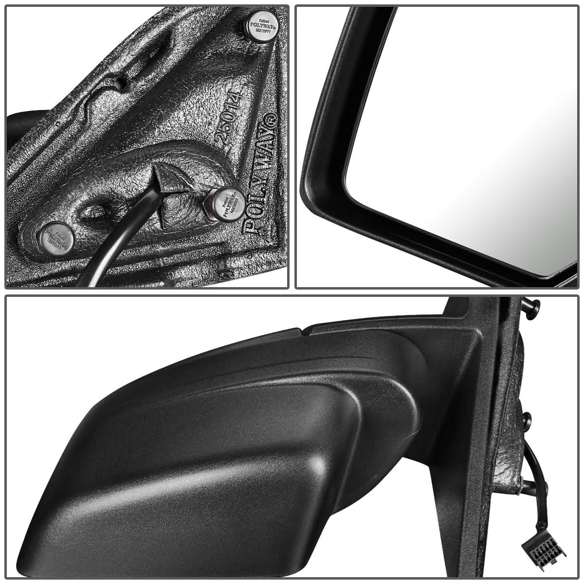 07-17 Jeep Patriot OEM Style Powered Side Mirror - Textured Black
