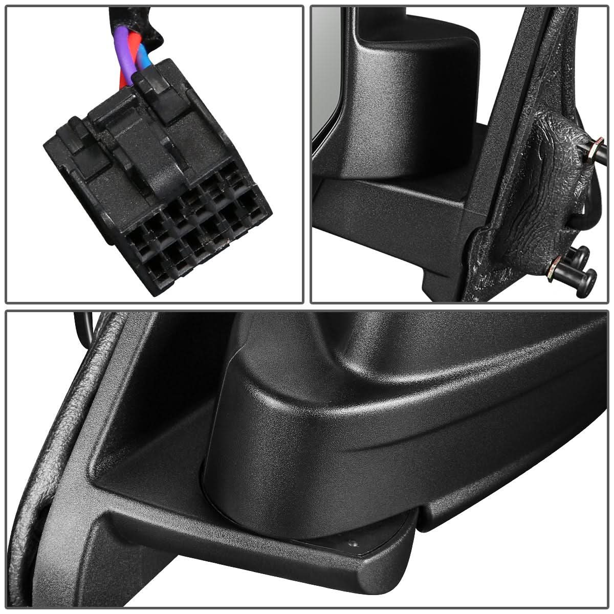 07-17 Jeep Patriot OEM Style Powered Side Mirror - Textured Black
