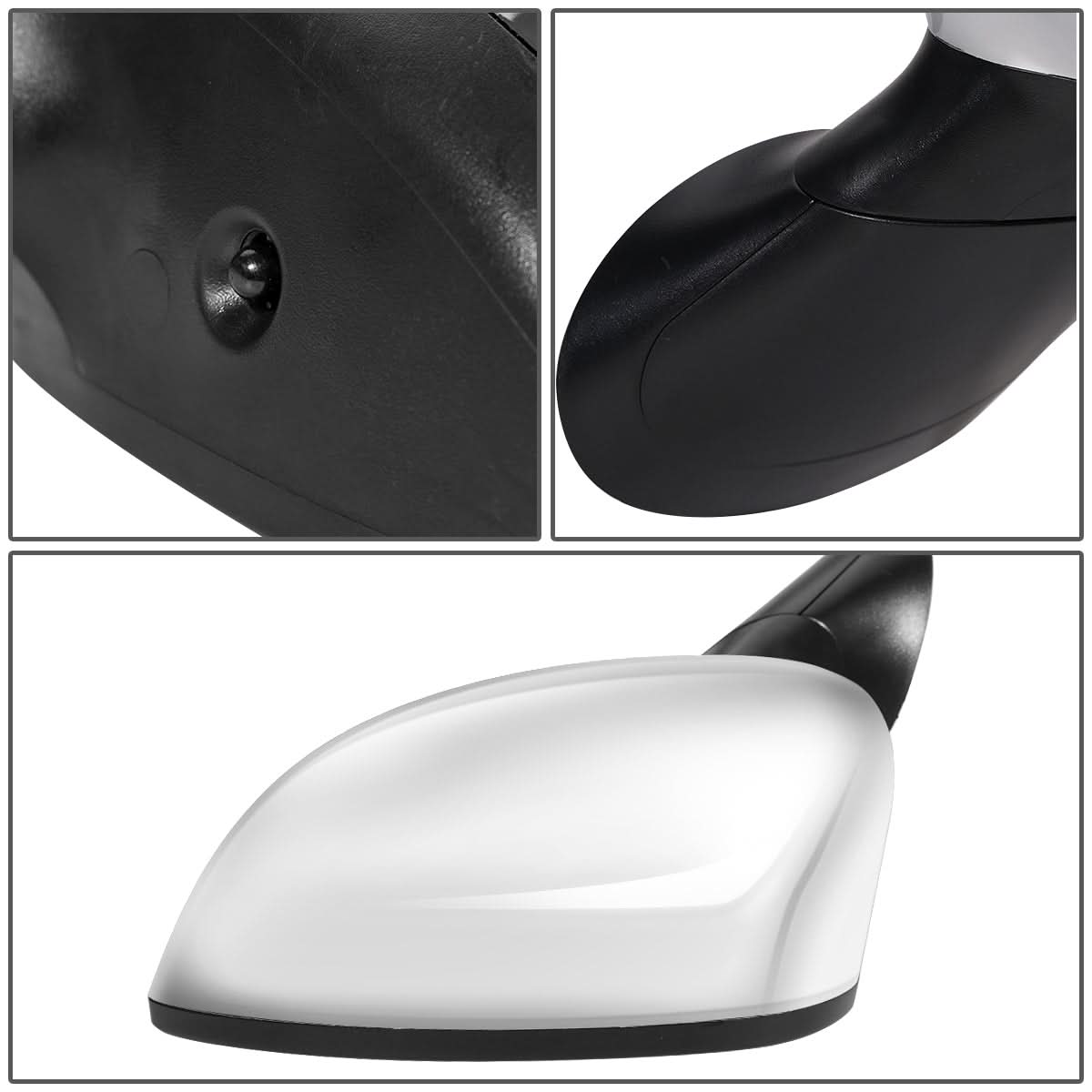 2013-2015 Fiat 500 OEM Style Powered Heated Folding Side Mirror Left
