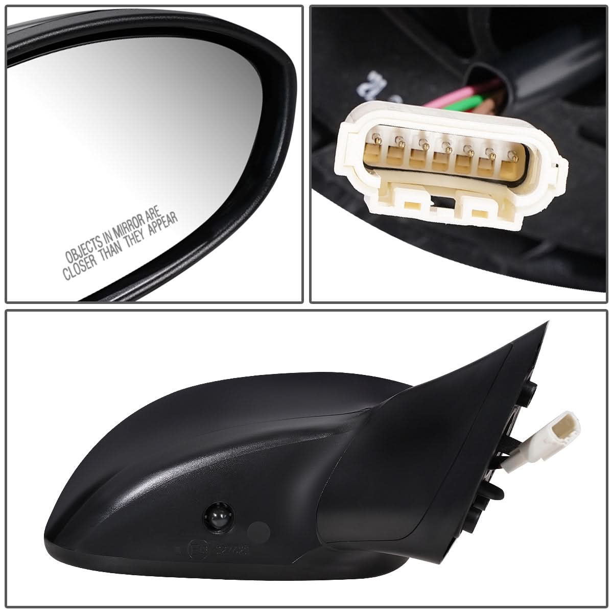 2013-2015 Fiat 500 OEM Powered Heated Folding Side Mirror Right