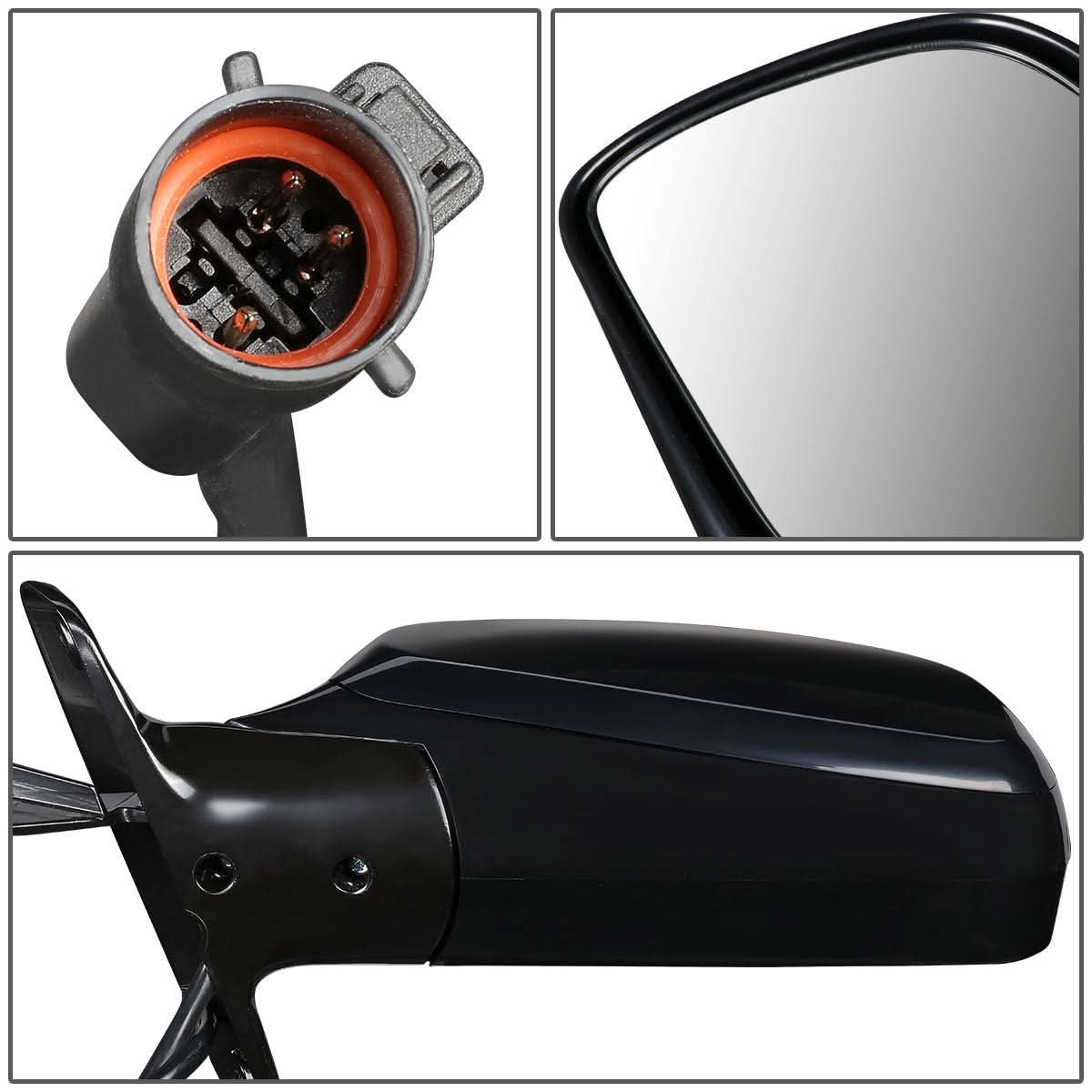 92-97 Ford Bronco F-150 OEM Style Powered Side Mirror - Left
