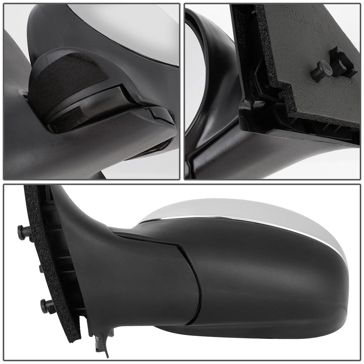 97-03 Ford F-150 / 97-99 F-250 OE Style Manual Side Mirror - Chrome