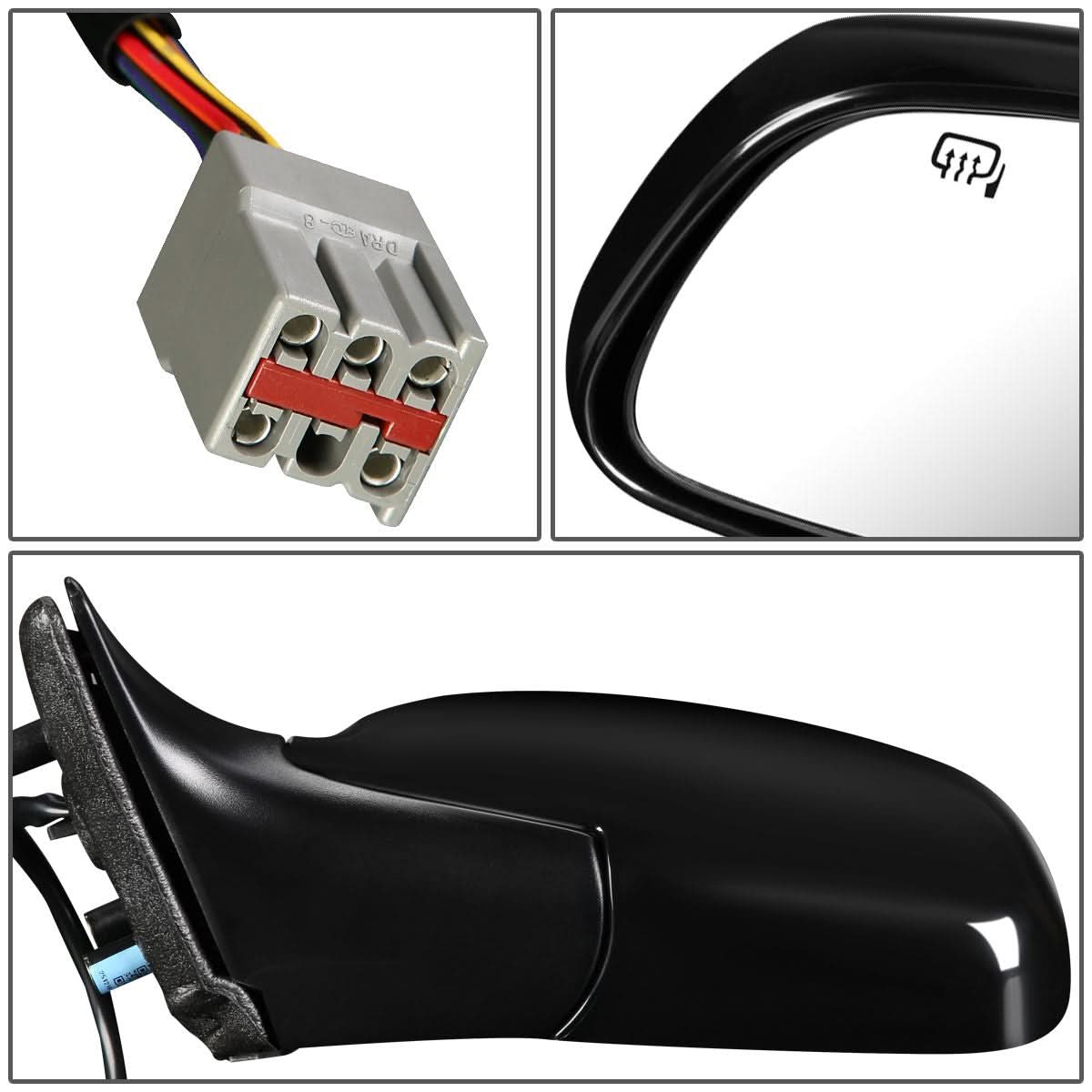 98-02 Lincoln Town Car OE Style Power Heated Side Mirror Left