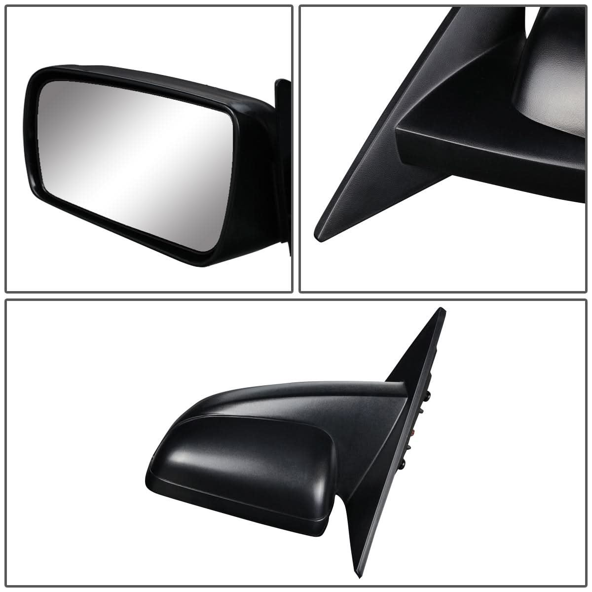 05-09 Ford Mustang OEM Style Powered Side Mirror - Black Left