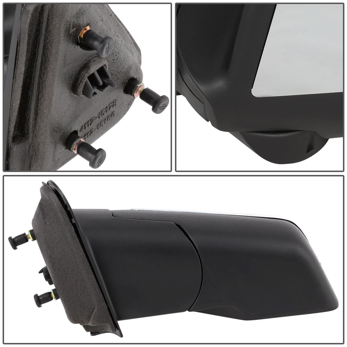 06-11 Ford Ranger Manual Chrome Left Side Mirror