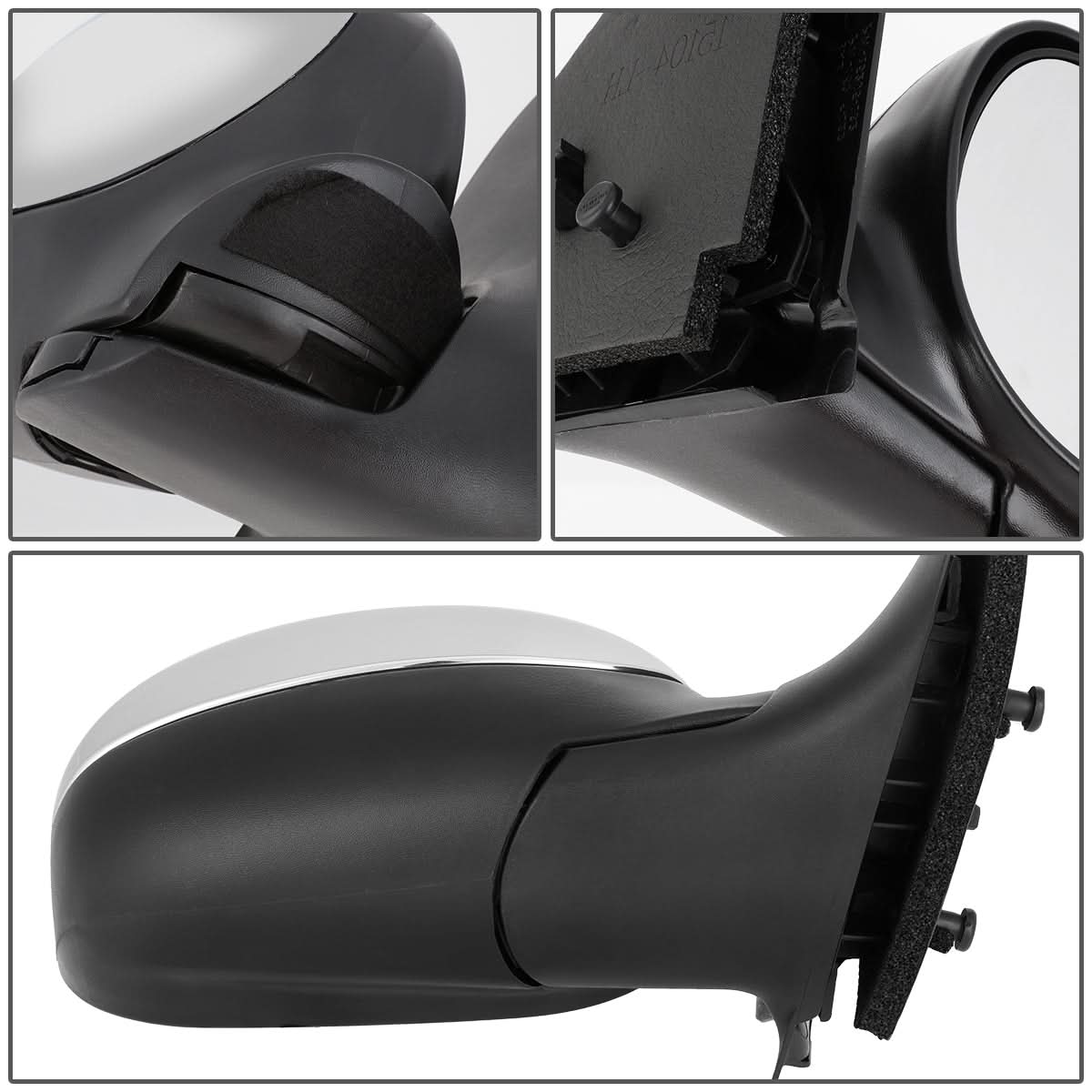 97-03 Ford F-150 / 97-99 F-250 OEM Chrome Right Side Mirror Manual
