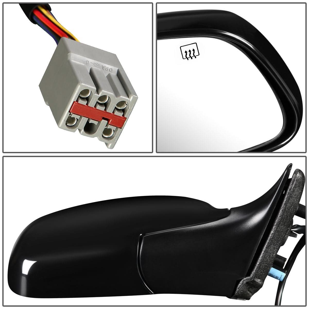 98-02 Lincoln Town Car OE Style Powered Heated Side Mirror