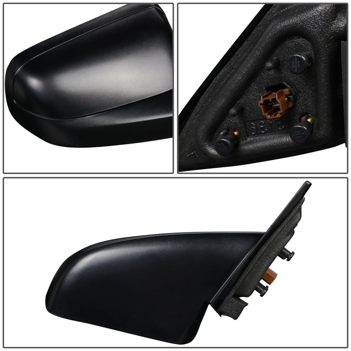 2005-2009 Ford Mustang OEM Powered Side Mirror - Right Black