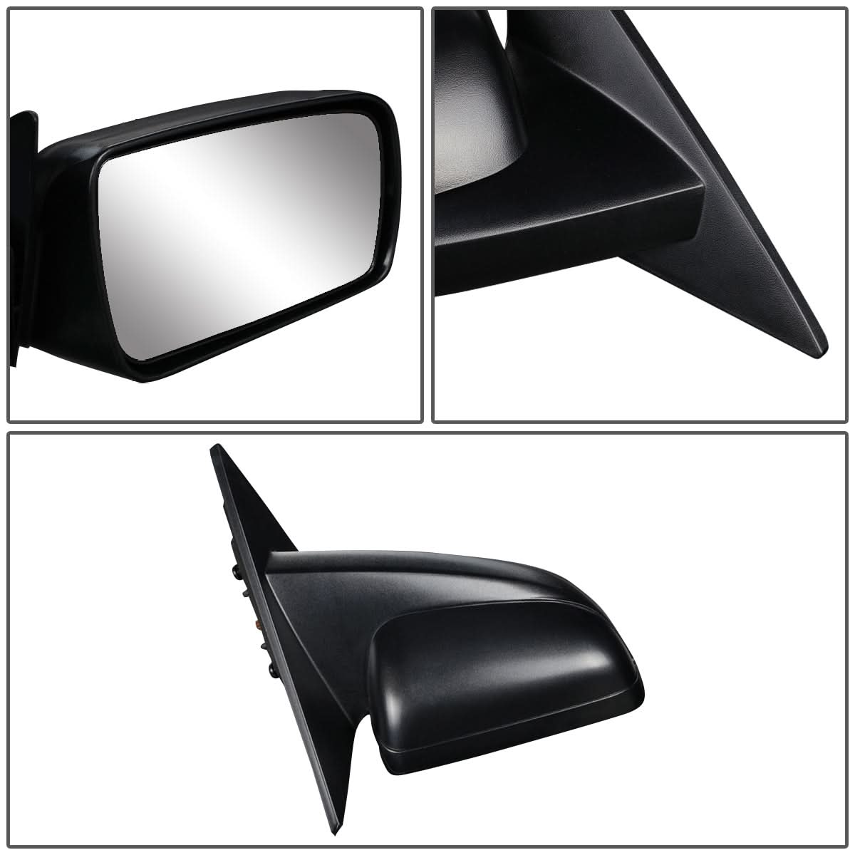 2005-2009 Ford Mustang OEM Powered Side Mirror - Right Black
