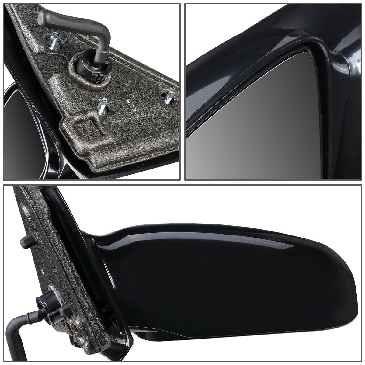 95-05 Chevrolet Cavalier Manual Side Mirror - OEM Paintable Black Left